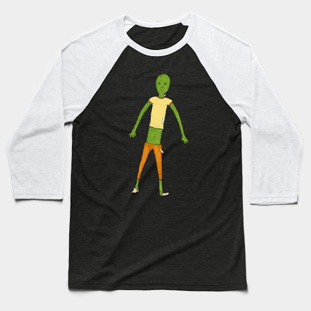 Aliens: Tight Clothes Baseball T-Shirt by doteau